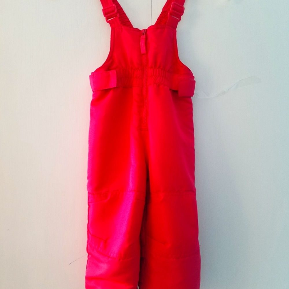 Girls Cherokee Red Snow Suit Overall. Size 2T.